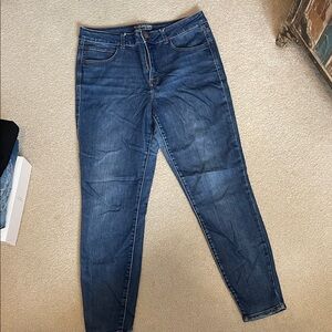 Maurice’s Everflex High Rise Dark Blue Skinny Jeans
